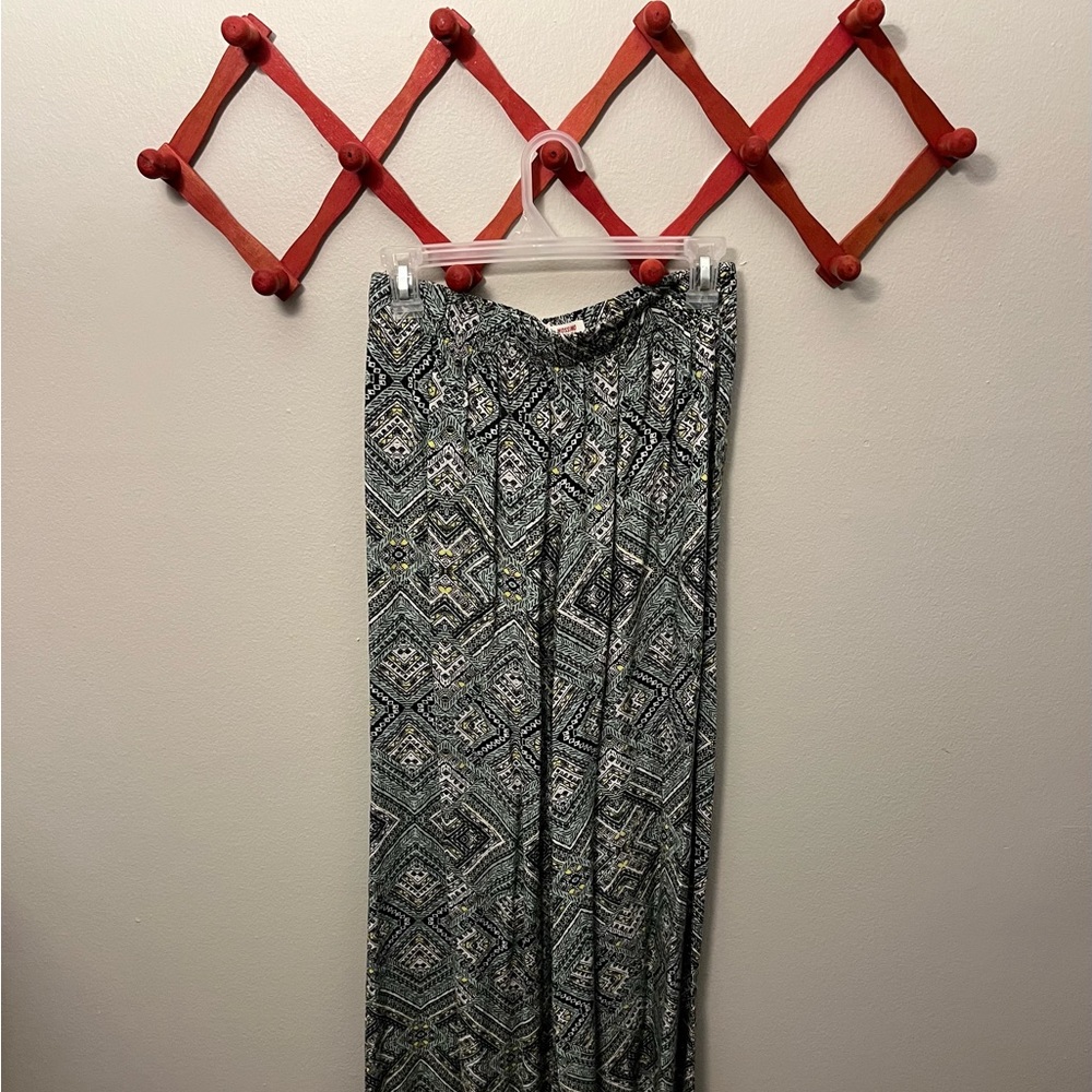 Abstract Print Pants
